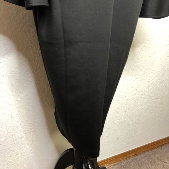 Eloquii black bell sleeve scuba crepe midi dress size 14 NWT - Picture 14 of 16